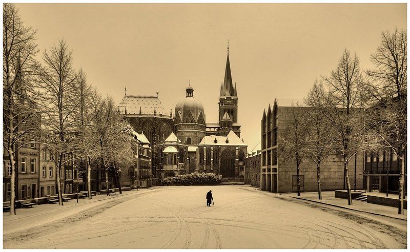 ахен, катчхоф, январь Aachener Dom (Ахенский собор)photo preview