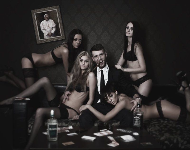 anton, perebejnos, portrait, портрет, антон, перебейнос, коллаж Punishmentphoto preview