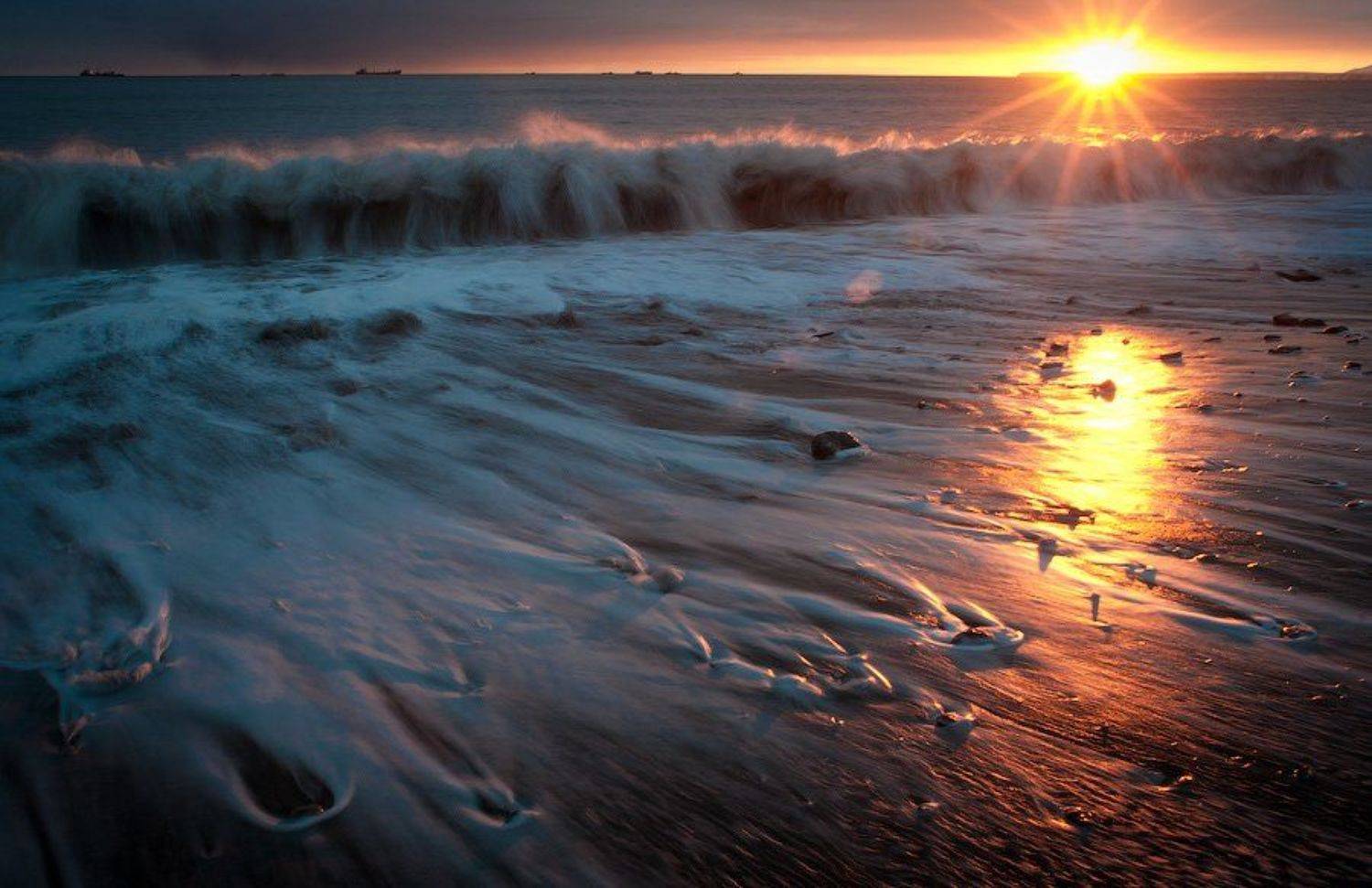 ..после шторма. Автор: Труфанов Евгений море, закат, шторм, Труфанов Евгений