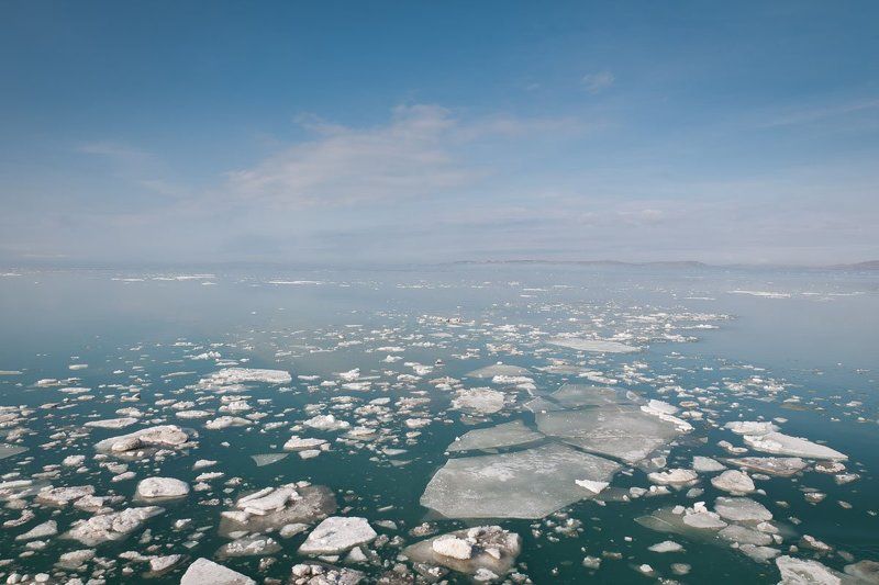 ледоход в Керченском проливеphoto preview