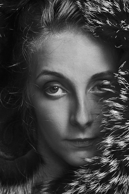 глаза взгляд чб bw Маргоphoto preview