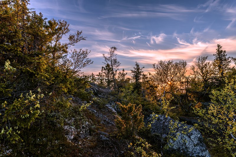 Закат на горе Качканарphoto preview