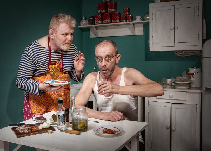 запой, алкоголь, кухня, фауст Фауст. За мгновение до... запоя.photo preview