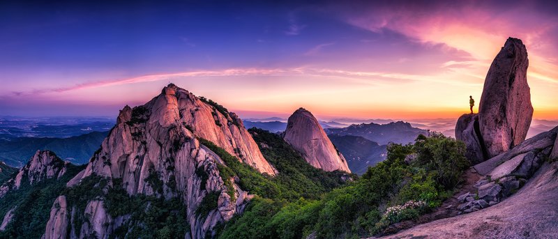 Mountain Sun Sunrise Summit Peak Top Morning Dawn Rock Landscape Light  Summitphoto preview