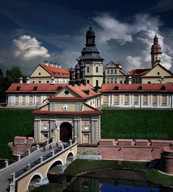 беларусь, несвиж, замок, дворец, архитектура Резиденция князей Радзивиллов в Несвижеphoto preview