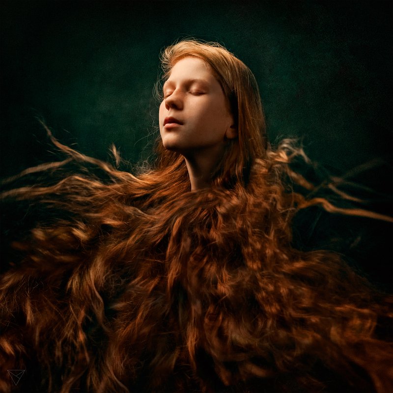 Женский портрет, портрет, природа, portrait, women, красивый портрет, взгляд, рыжая Воздухphoto preview