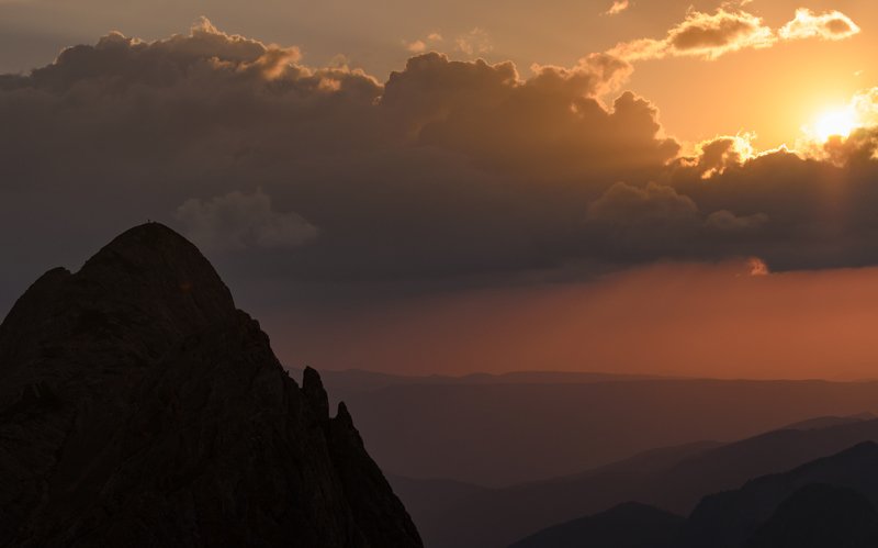 тхачи, ачешбок, тхач, адыгея Закат над Западным Ачешбокомphoto preview