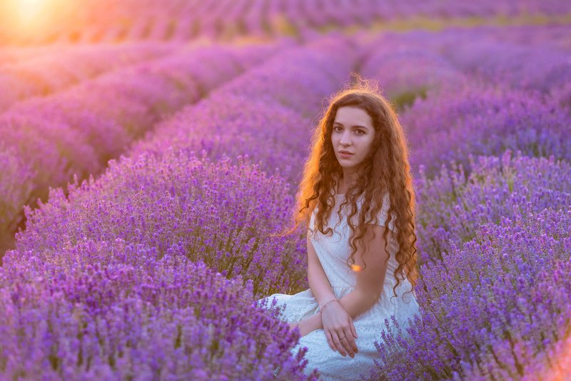Lavender girlphoto preview