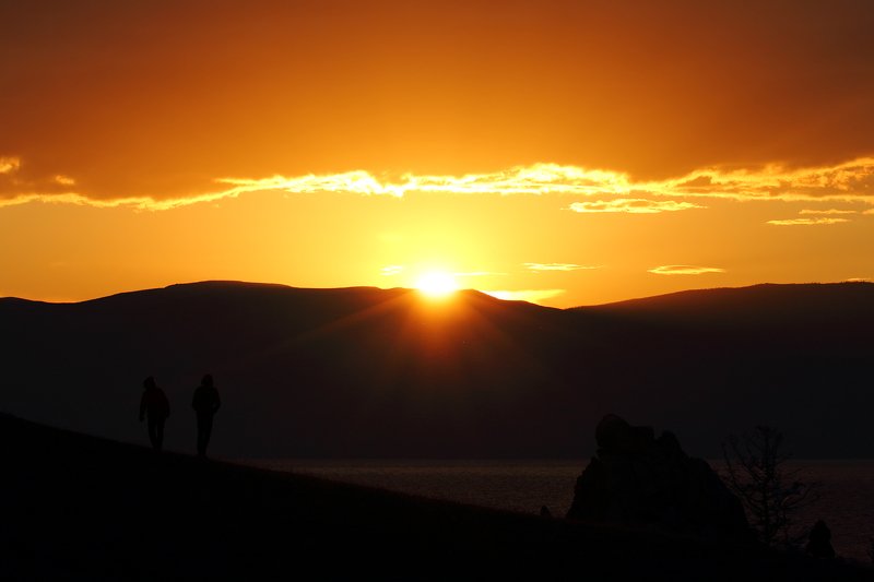 заход, солнце, небо, облака, лучи, sunset, rays, sky, clouds, island И ушли в закат...photo preview