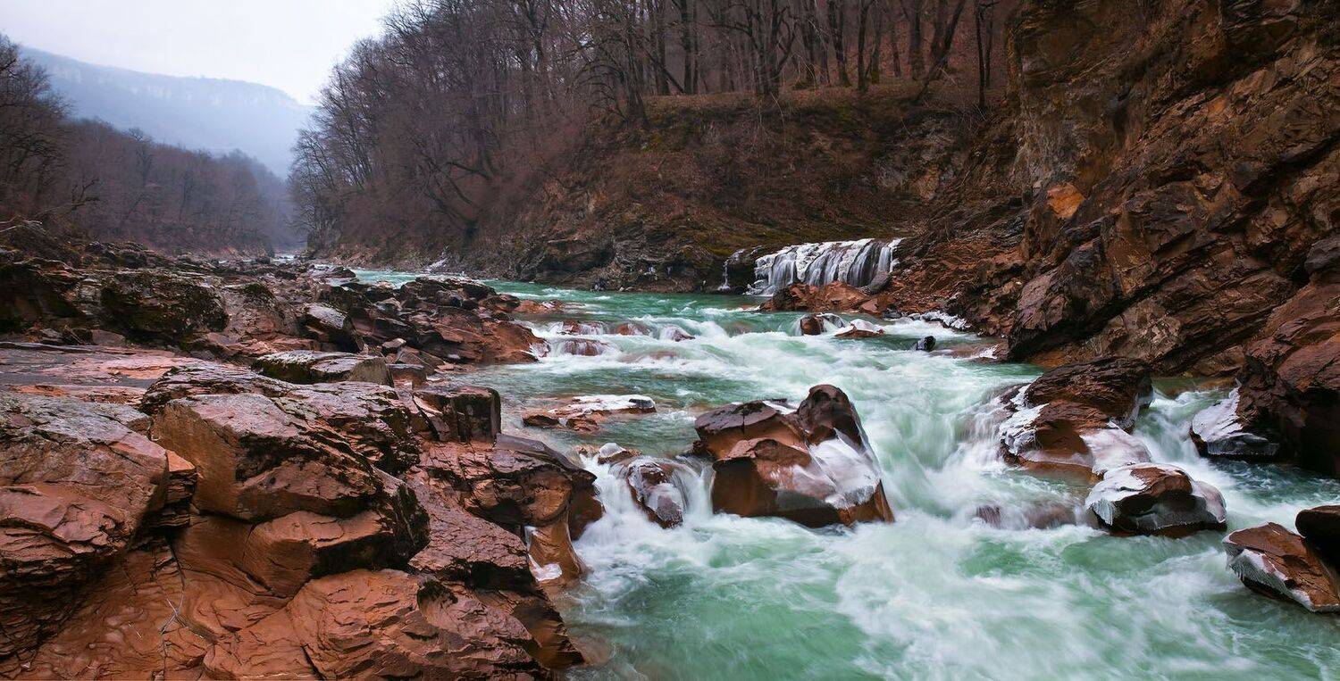 Тернистый путь реки. Автор: Николай Мысливцев река, белая, тернии, Николай Мысливцев