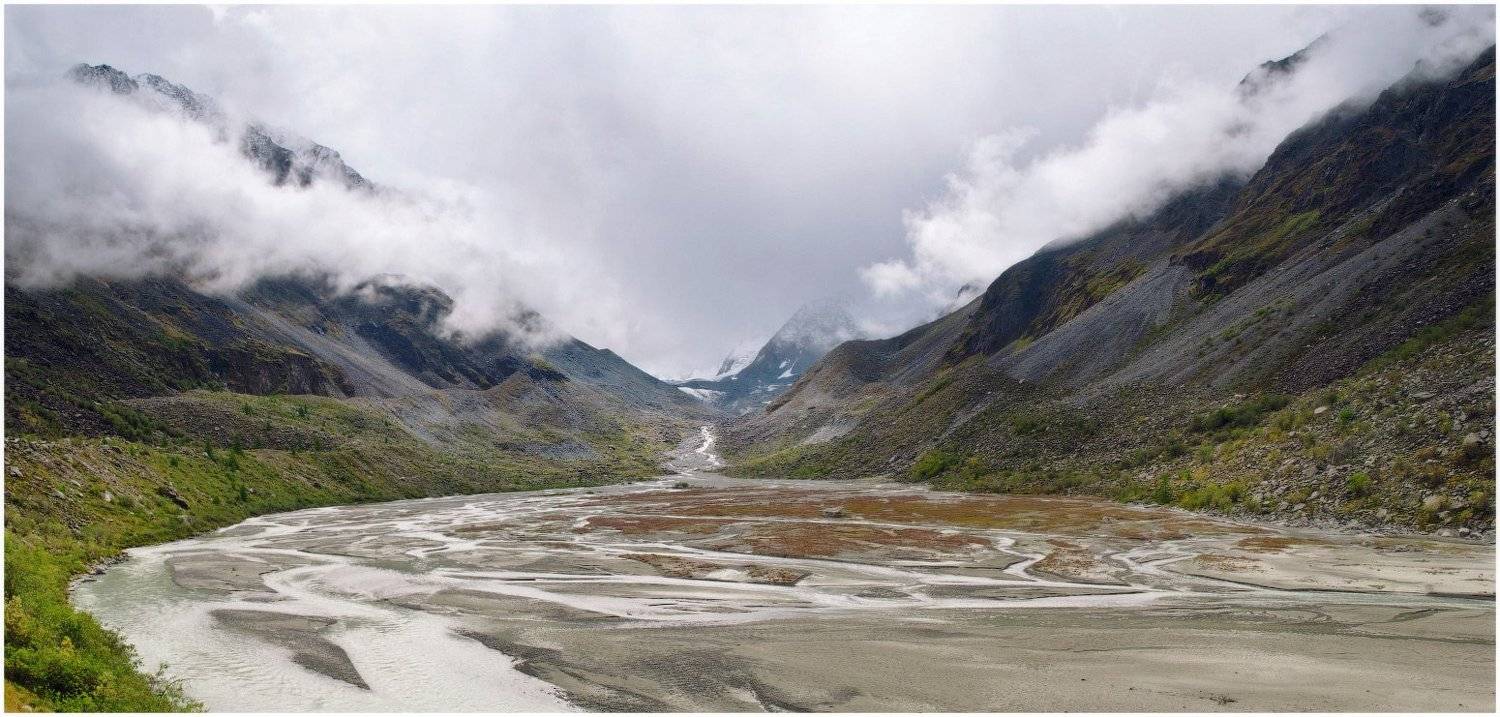 Колыбель Аккема. Автор: Dmitry Pozharsky алтай, аккем, река, ледник, Dmitry Pozharsky