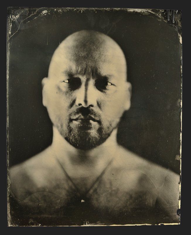 wet, plate, collodion, ambrotype, portret Портрет Человека...photo preview