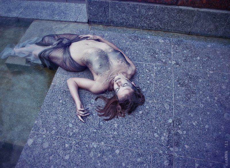 сирена, русалка, синий, холод, персонажи Sirenephoto preview