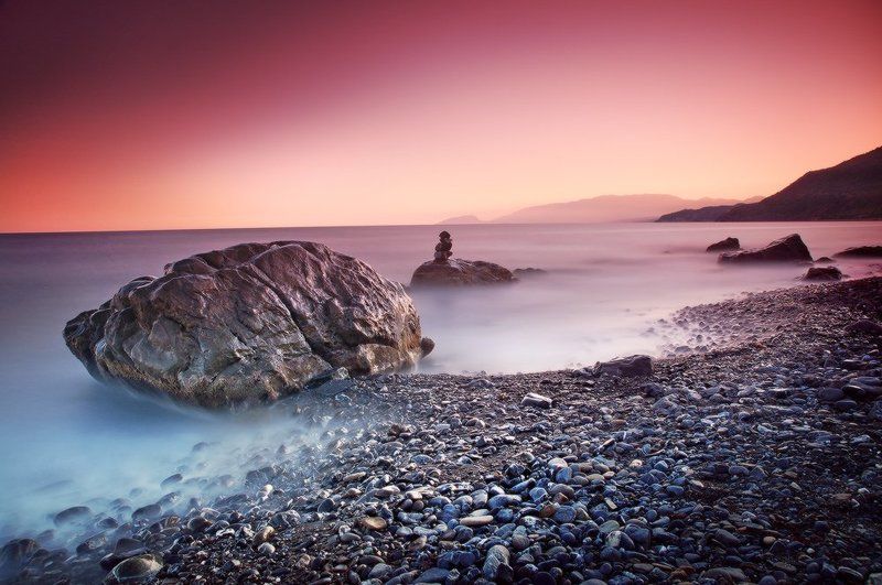 вечер, камни, крым, канака вечернее настроение ...photo preview