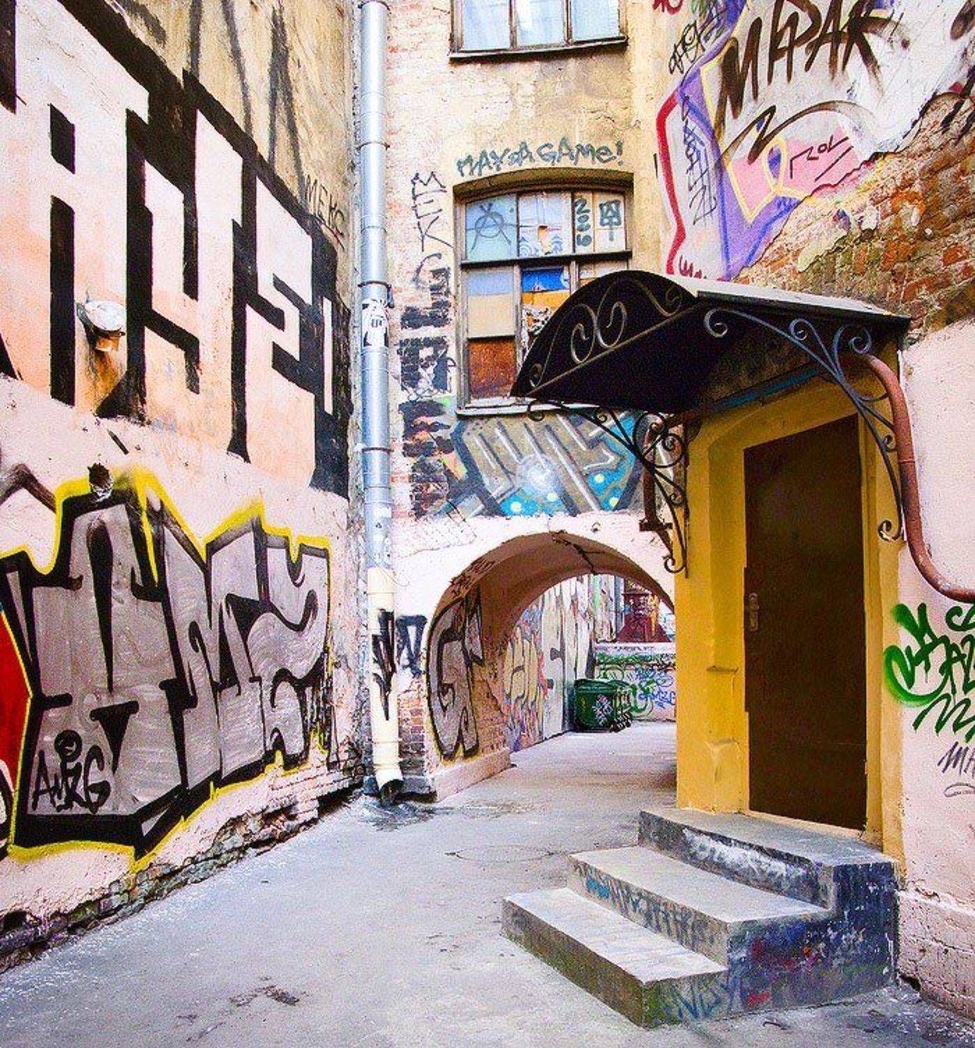 город, санкт-петербург, стрит, арт, граффити, Viktor Kalechenkov