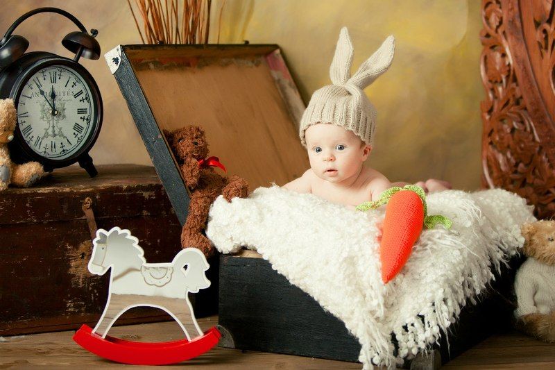 дети, детское фото Зайкаphoto preview