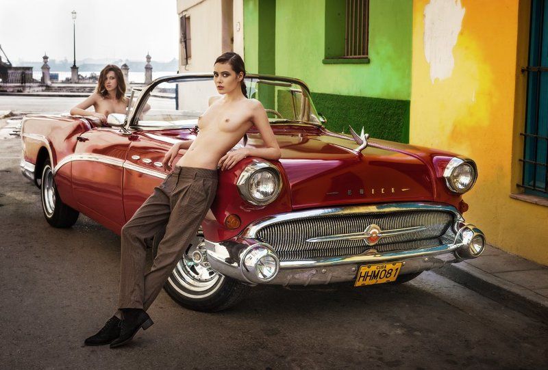 куба, авто, улица, ню, buick Buickphoto preview