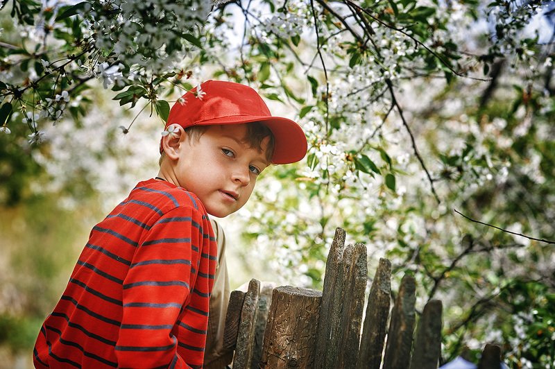 Детский портрет на природеphoto preview