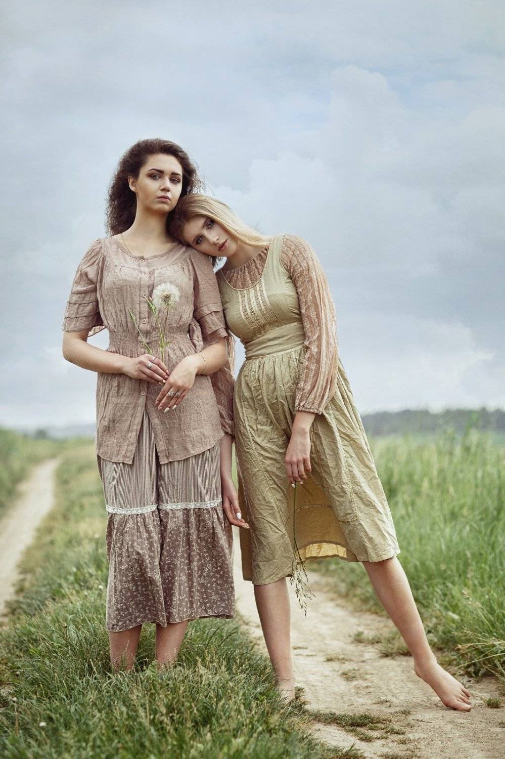 портрет, женский портрет, взгляд, лето, поле, одуванчик, Наталья Прядко