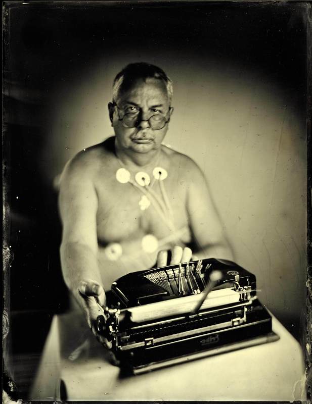 амбротип 6 1/2 х 8 1/2 Книга написанная сердцем :)photo preview