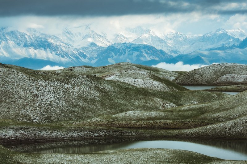 киргизия, кыргызстан, средняя азия, горы, каньон, скалы, пейзаж, лето, ущелье, каньон, рассвет, утро, памир Памиро-Алайphoto preview