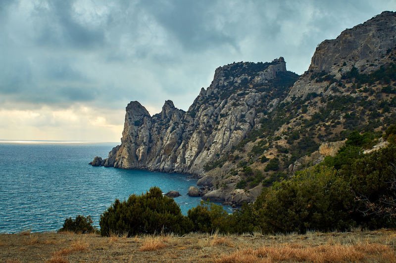 Крым, Пейзаж, Новый Свет, Горы, Море, Пасмурно Новый Светphoto preview