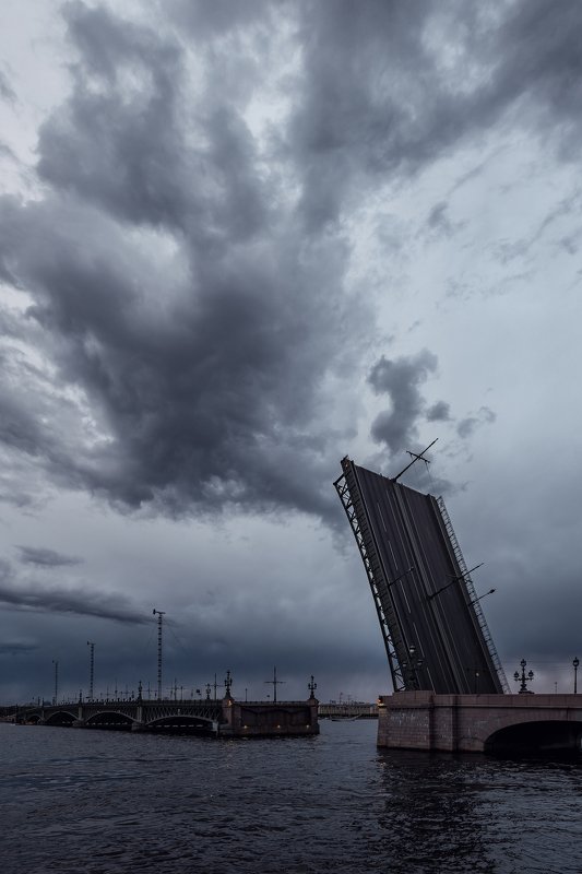 санкт петербург, питер, мост, небо, город, река Троицкий мостphoto preview