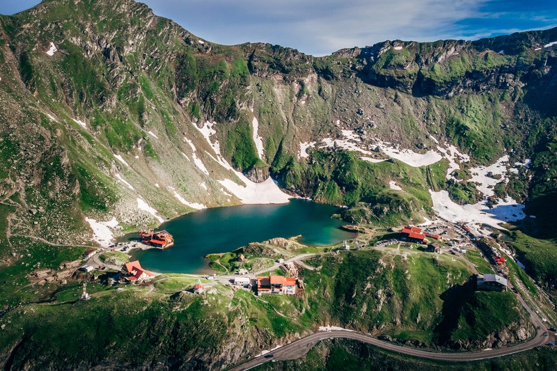 трансфагараш, мавик эир, румыния, пейзаж, озеро, горы Озеро Быля, Трансфагараш, Румынияphoto preview