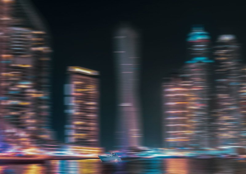 город.абу даби,архитектура.персидский залив. яхта,ночь,огни. Mirage in the sand.photo preview