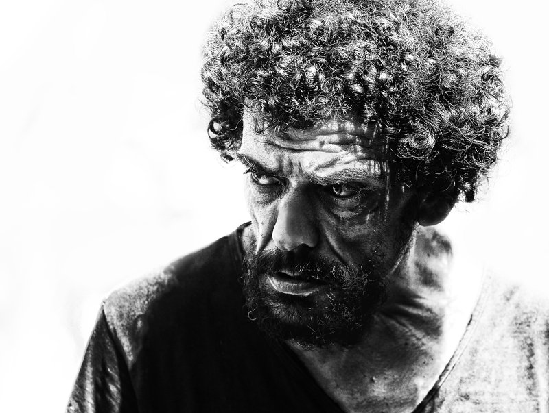 portret, портрет, чб, монохром Странникphoto preview