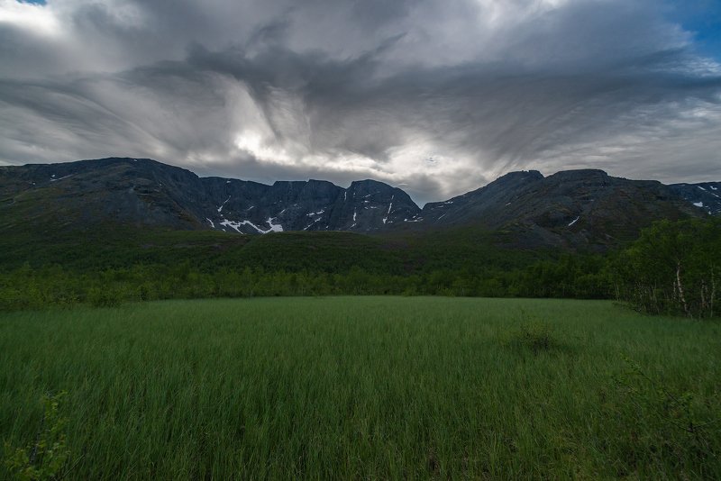 хибины, лето, кольский, заполярье, север,небо, Хибинский ландшафтик )photo preview