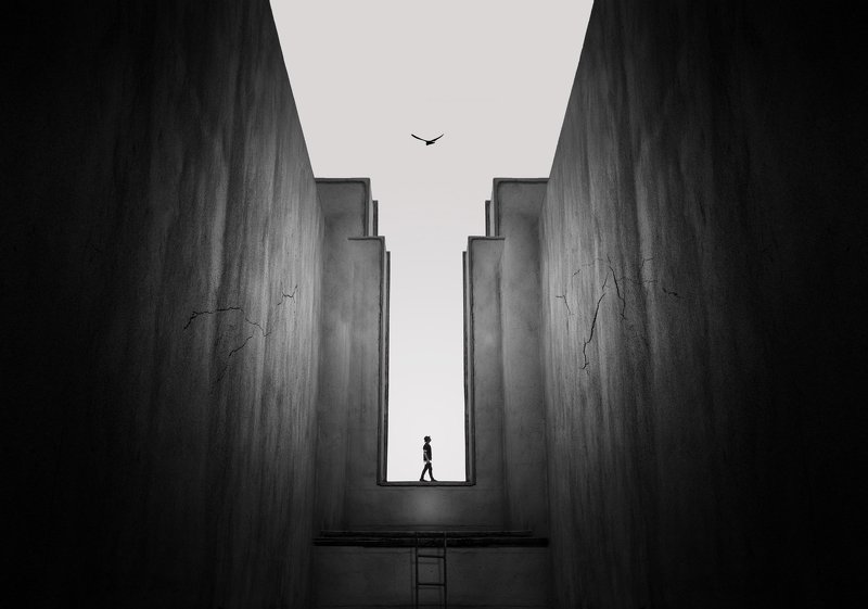 conceptual Stuck Betweenphoto preview