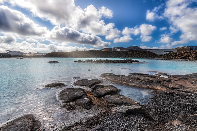 пейзаж, лето, природа, исландия, ладшафт Голубая лагунаphoto preview