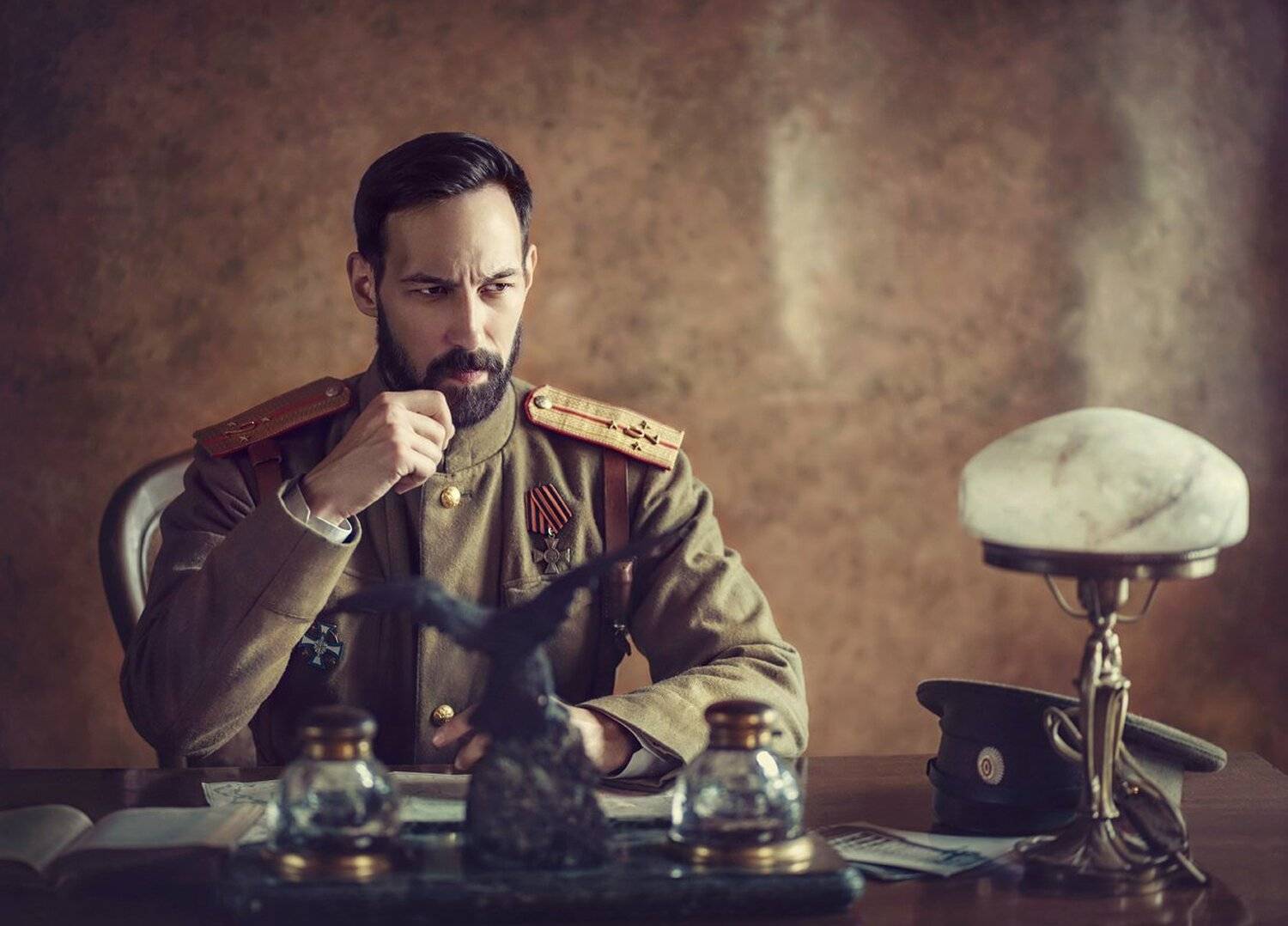 мужской портрет, история, царь, мундир, военная форма, реконструкция, постановочное фото, Наталья Прядко