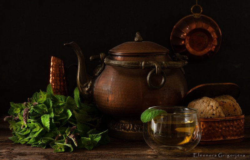 Чай с мятойphoto preview