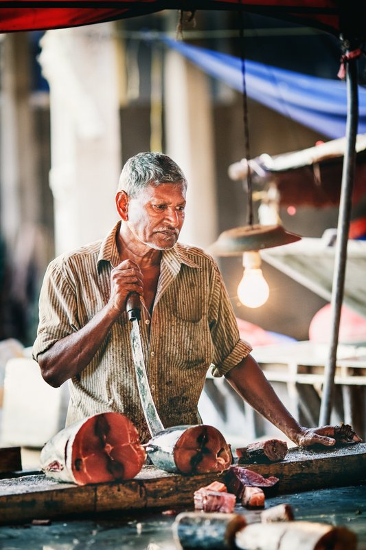 шри-ланка, матара, рынок, лица На рынке.photo preview