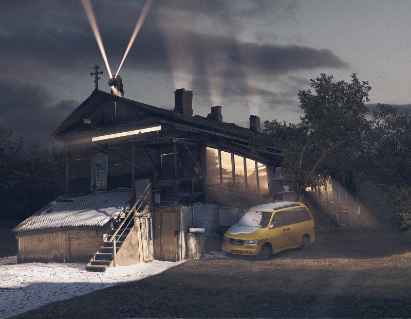 сюрреализм, арт, дом, закат, вода, небо, ретушь, коллаж, пейзаж, деревня, свет, окно, акула, стекло, закат, солнце, рассвет, одиночество, лес, ночь, день, священник, церковь, крест, мир, поле СвятоДом.photo preview