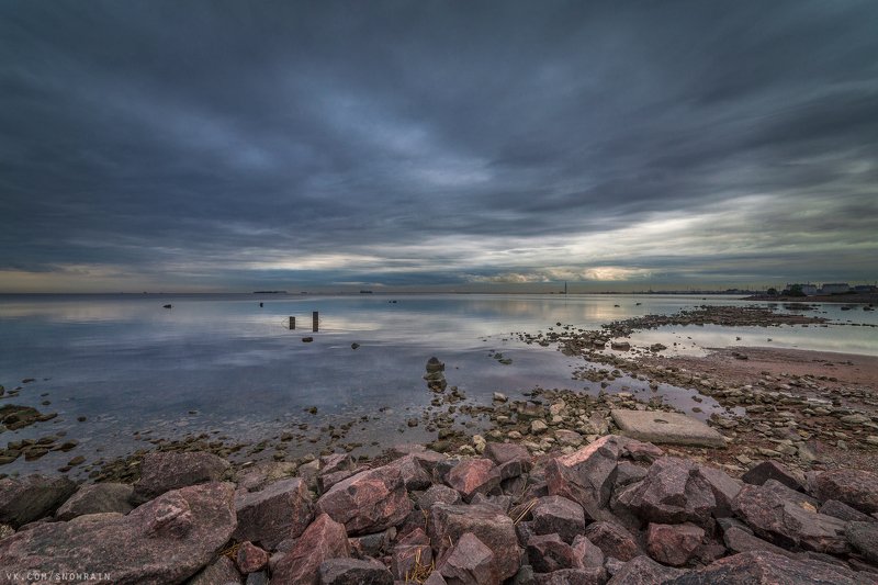 пейзаж, природа, путешествия, travel, wildlife, nature, landscape, canon, colours, тучи, clouds, dramatic sky, грозовое небо Финский залив перед рассветомphoto preview
