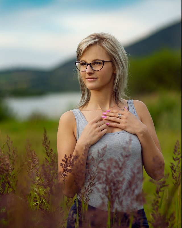 beauty, girl, color, natural, 85mm, style, poland, portrait, blonde, awesome Wiesławaphoto preview