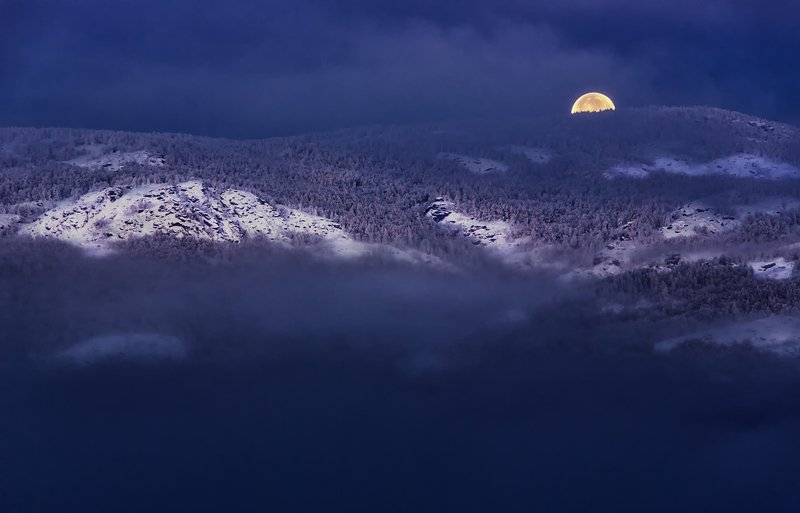 Суперлуние 15.11.2016 г. на Южном Урале.photo preview