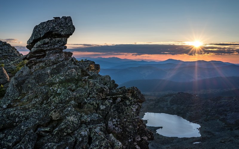 горы, россия, сибирь, саяны, западный саян, ергаки, путешествие, поход, приключения, ник васильев, озеро каровое, закат, вечер, солнце photo preview