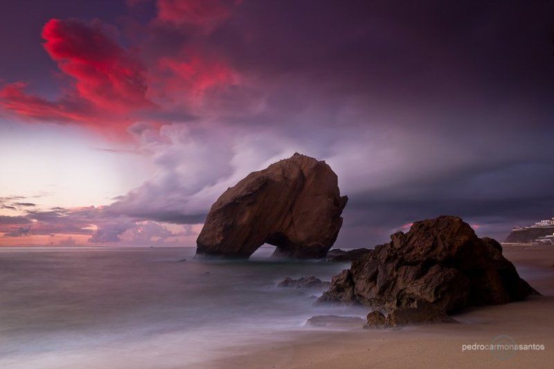 santa cruz, penedo do guincho The Red Cloud (красное облако)photo preview