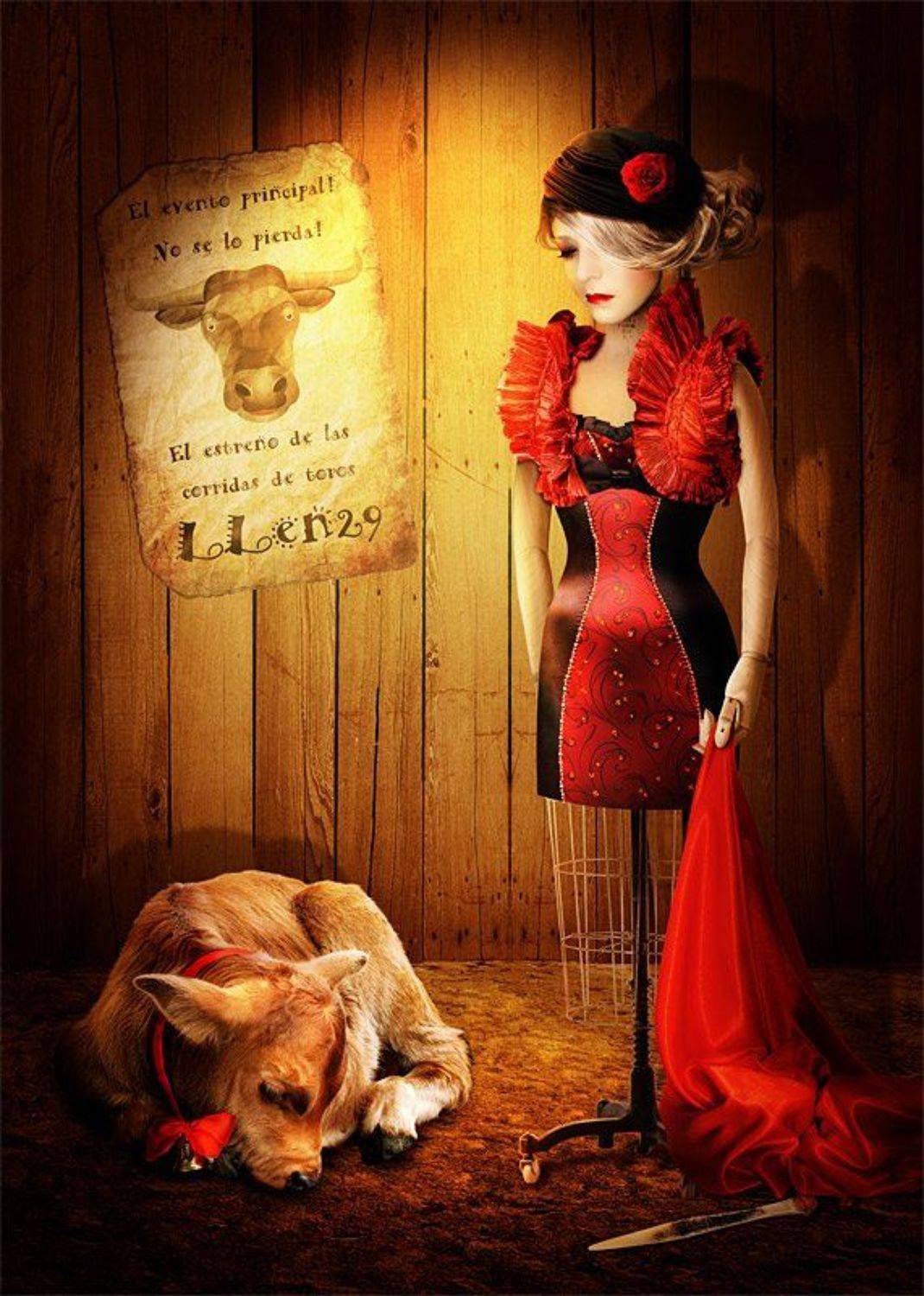 Не торро! Из жизни одного манекена. Автор: LLen29 коллаж, фотоарт, фотошоп, манекен, LLen29