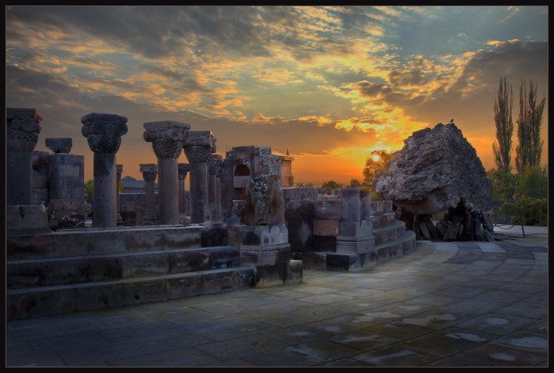 армения., храм, бдящих, сил Армения. Храм Бдящих Силphoto preview