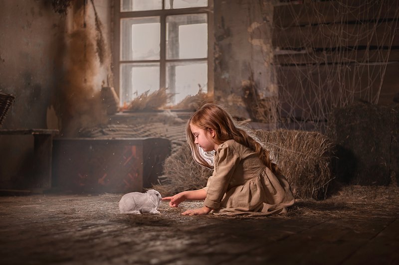 сено дети кролики  Новые друзья/ New friendphoto preview