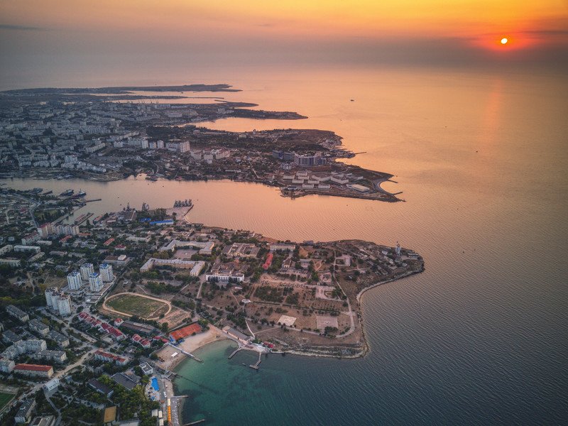 крым, черное мрое, севастополь, закат, dji, dji mavic pro, mavic pro Севастопольphoto preview