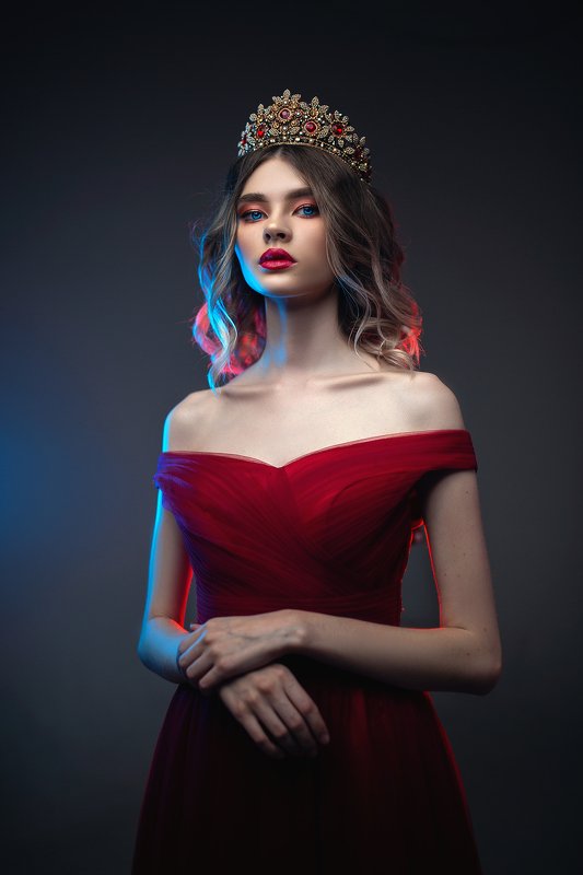 девушка, портрет, бьюти, макияж, beauty, portrait, retouch Queenphoto preview