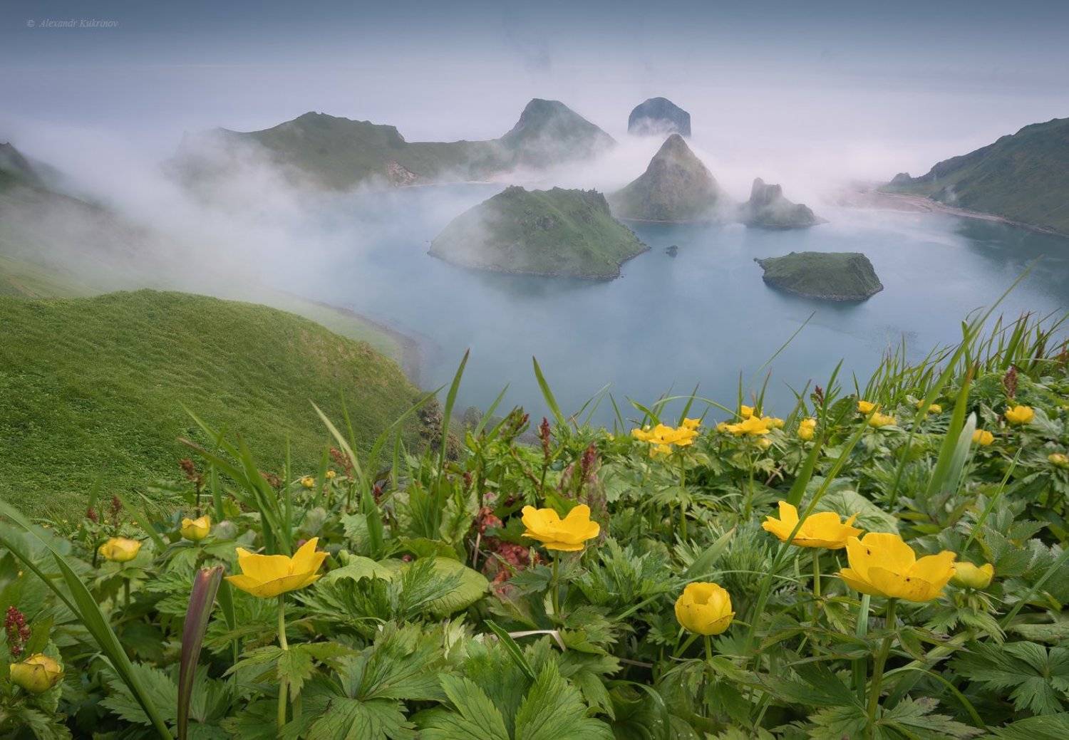 курилы, пейзаж, остров янкича, Александр Кукринов