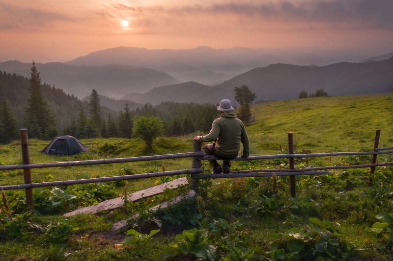 карпаты, черногорский хребет, полонина смотрич, дземброня Душевное утроphoto preview