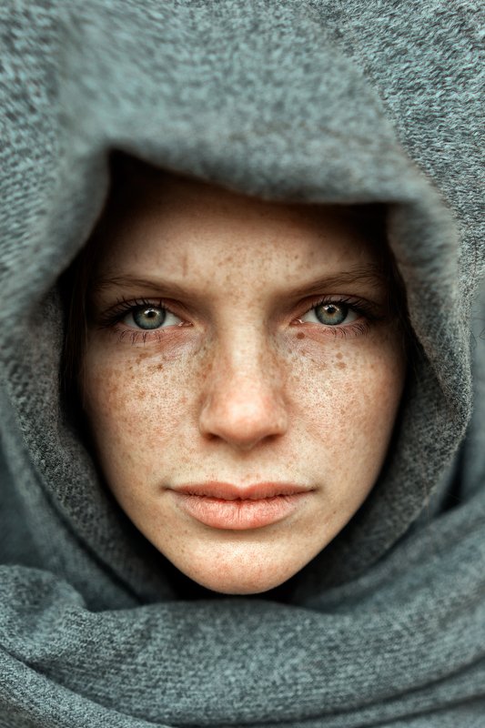 Женский портрет, портрет, природа, portrait, women, красивый портрет, взгляд, рыжая, конопушки Викаphoto preview